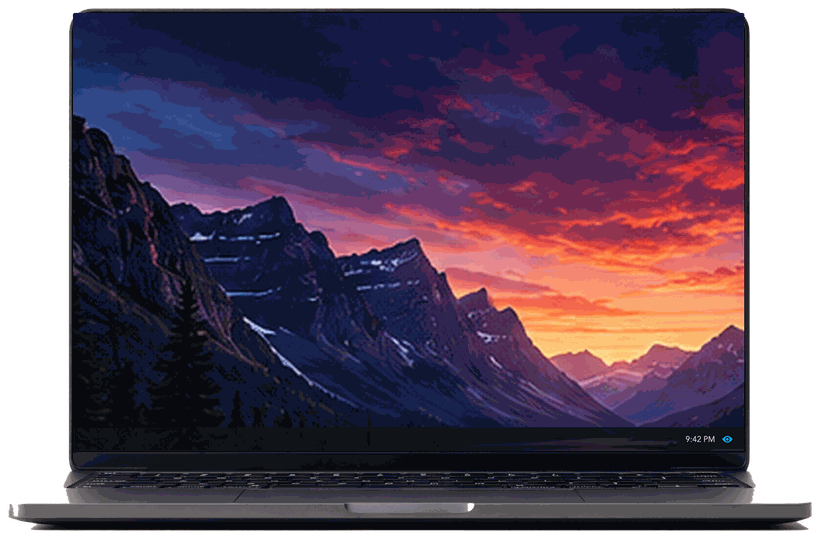 Dell XPS laptop with Eyesafe IQ