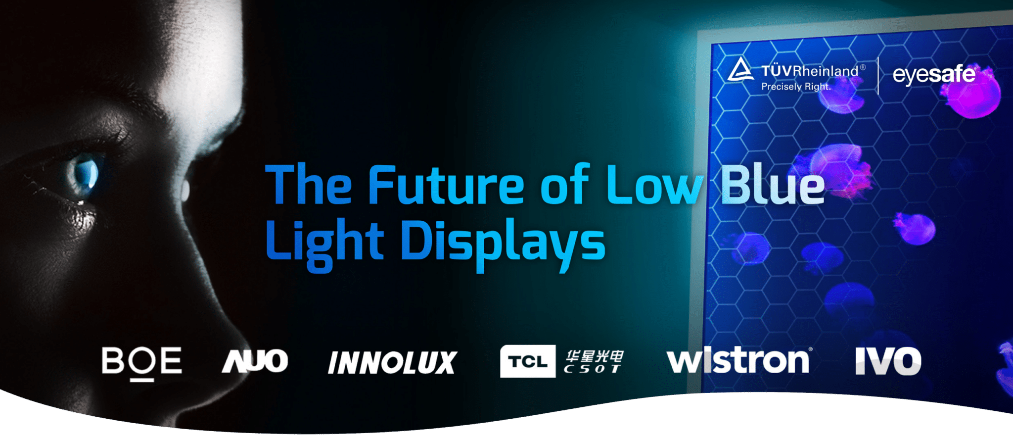 World’s Largest Display Makers Announce Eyesafe Display Solutions