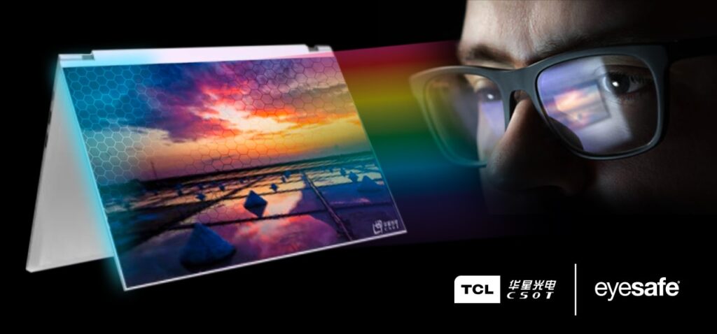 TCL CSOT Eyesafe Display Low Blue Light Monitors and Notebooks