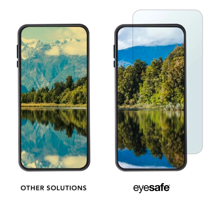 Eyesafe® Blue Light Screen Filter maintains the vivid color of your screen, no yellow tint