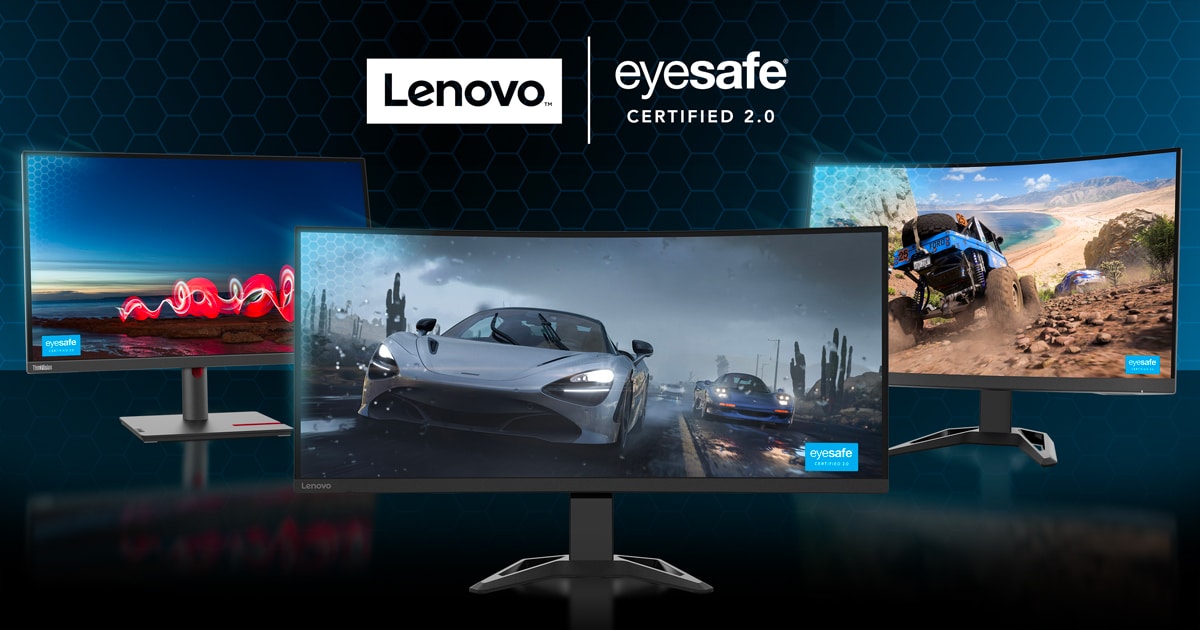 Lenovo Eyesafe Certified 2.0 Monitors Blue Light Protection