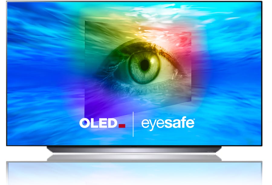 OLED TVs are Eyesafe Low blue light