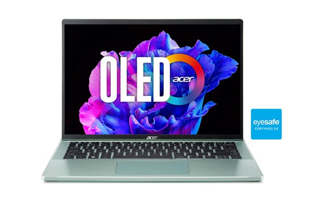 Acer Swift Go AMD Eyesafe Certified 2.0 laptop low blue light vivid color