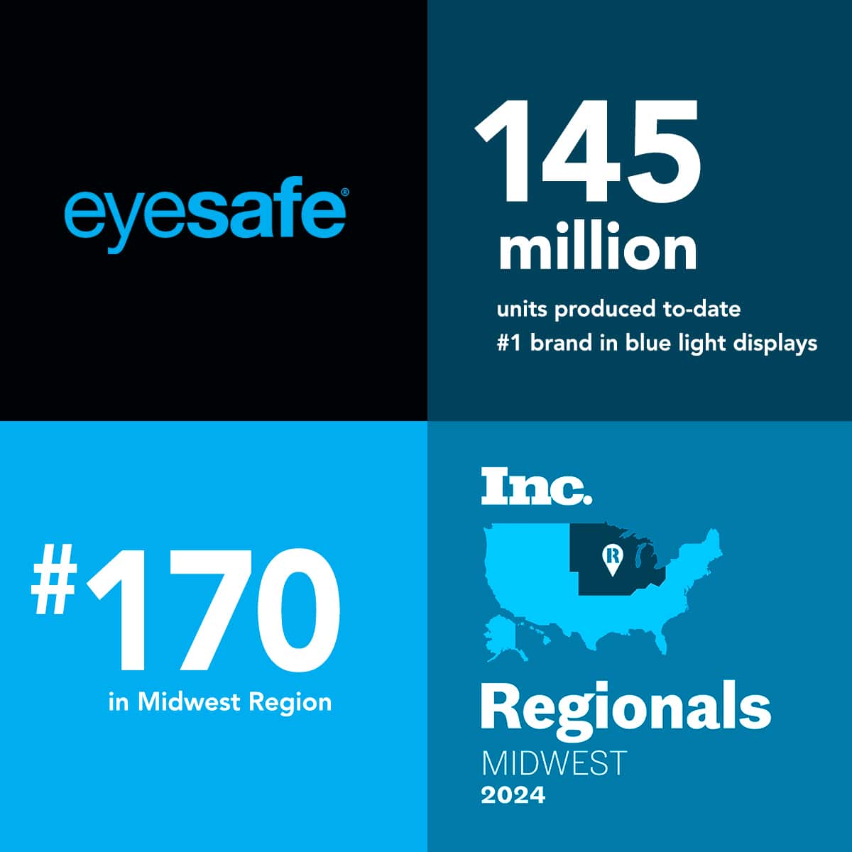 Eyesafe makes Inc Regionals list