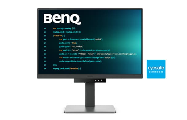 BenQ 24.1” Programming Monitor (RD240Q) Eyesafe® Certified 2.0 low blue light
