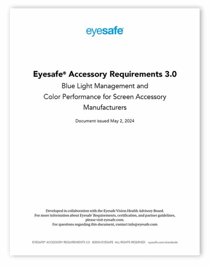 Eyesafe Accessory Requirements 3.0