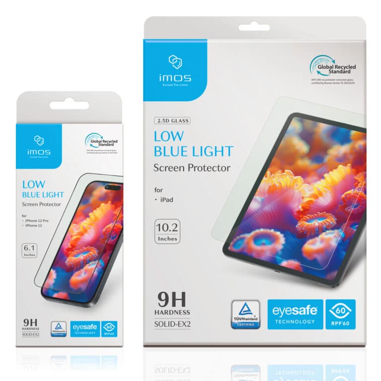 imos introduces blue light screen protectors with Eyesafe technology