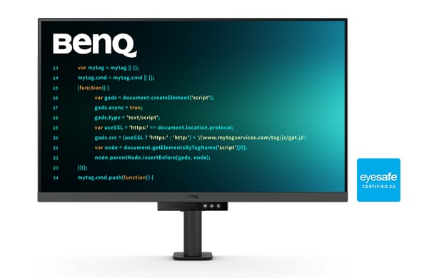 BenQ RD230UA Eyesafe Certified low blue light monitor 32 inch for programming