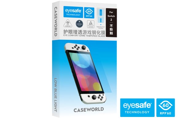Caseworld Eyesafe RPF60 Screen Protector Nintendo Switch