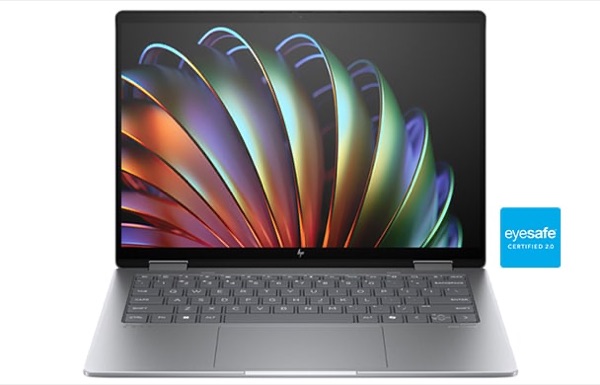 HP Envy x360 14 with the Eyesafe mark